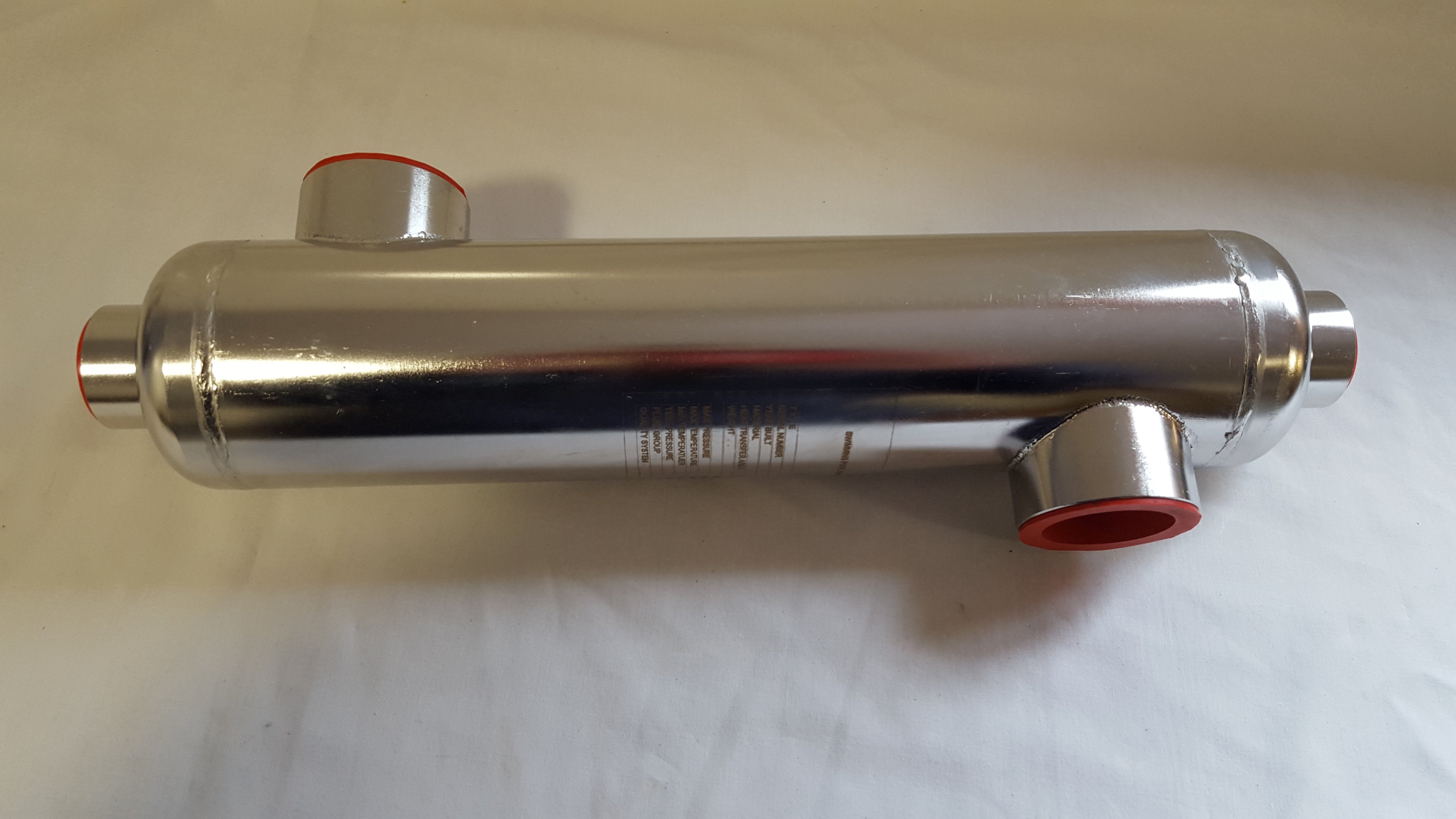 155,000 BTU Stainless Steel Tube and Shell Heat Exchanger for Pools/Spas os  - The Log Boiler