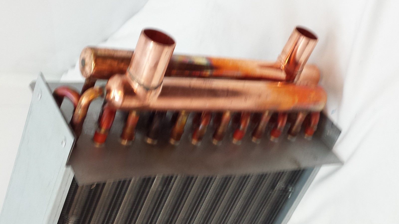 12x24 Water to Air Heat Exchanger 1 Copper Ports With Install Kit - The  Log Boiler