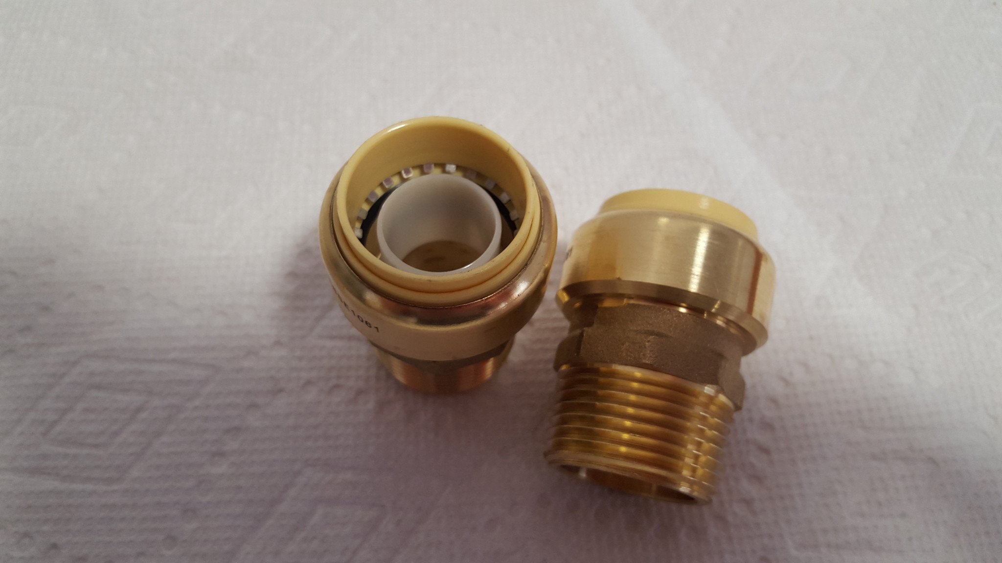 1" MPT (Male Pipe Thread) Push Fitting