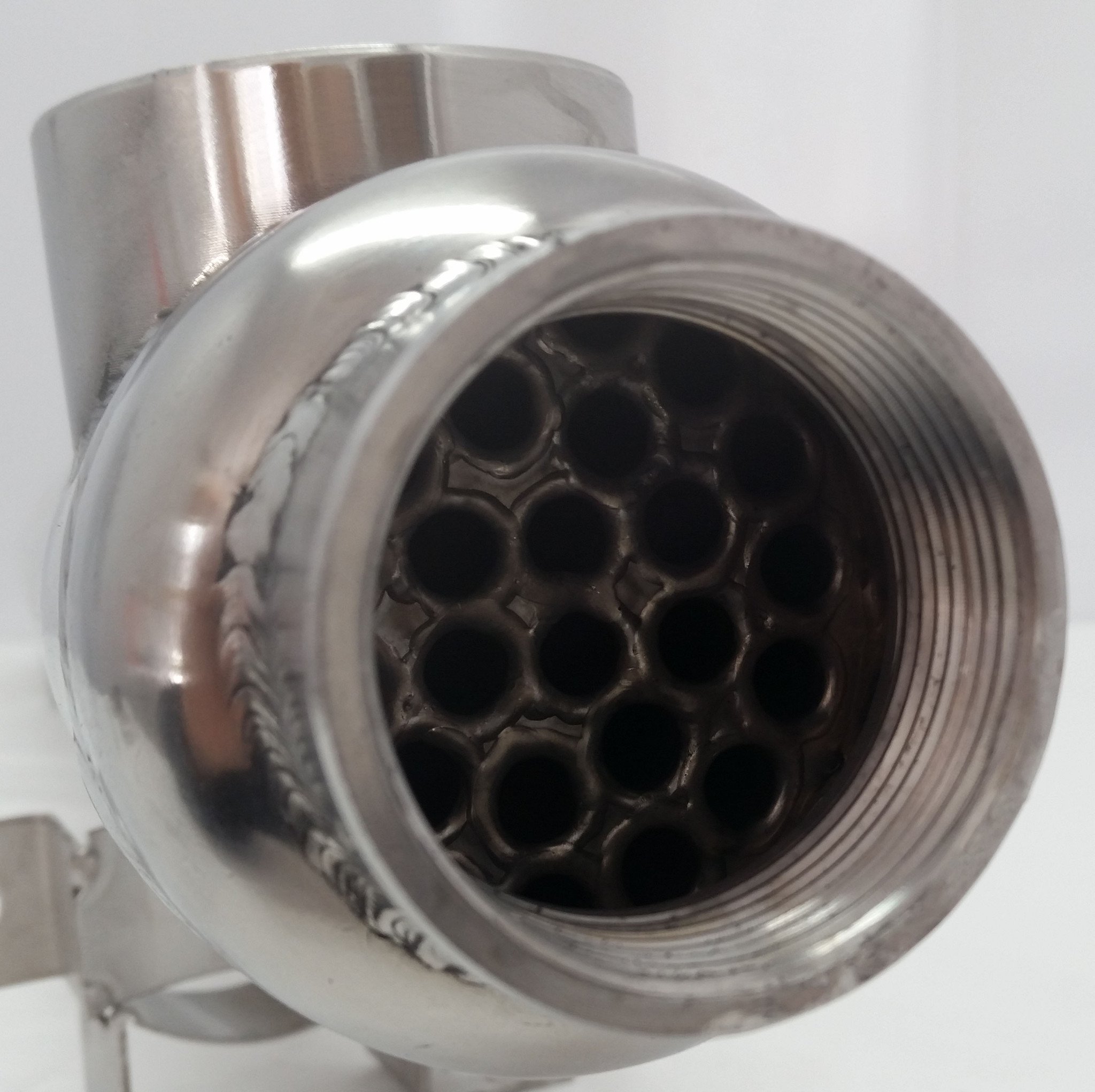 210,000 BTU Stainless Steel Tube and Shell Heat Exchanger for Pools/Spas  os 