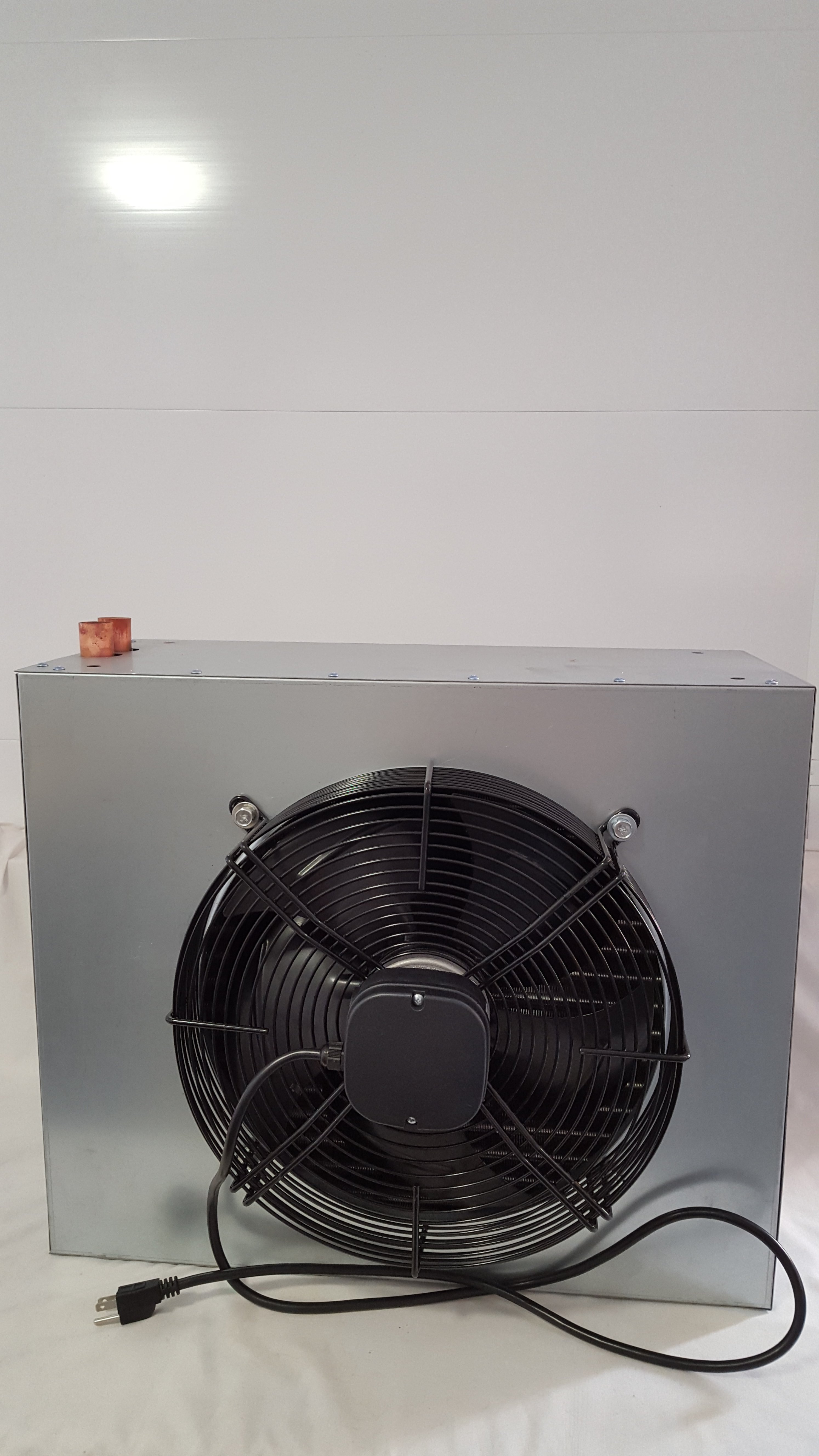 100k NEW STYLE Hydronic hanging heater, Variable speed fan NO WIRING  NEEDED! - The Log Boiler