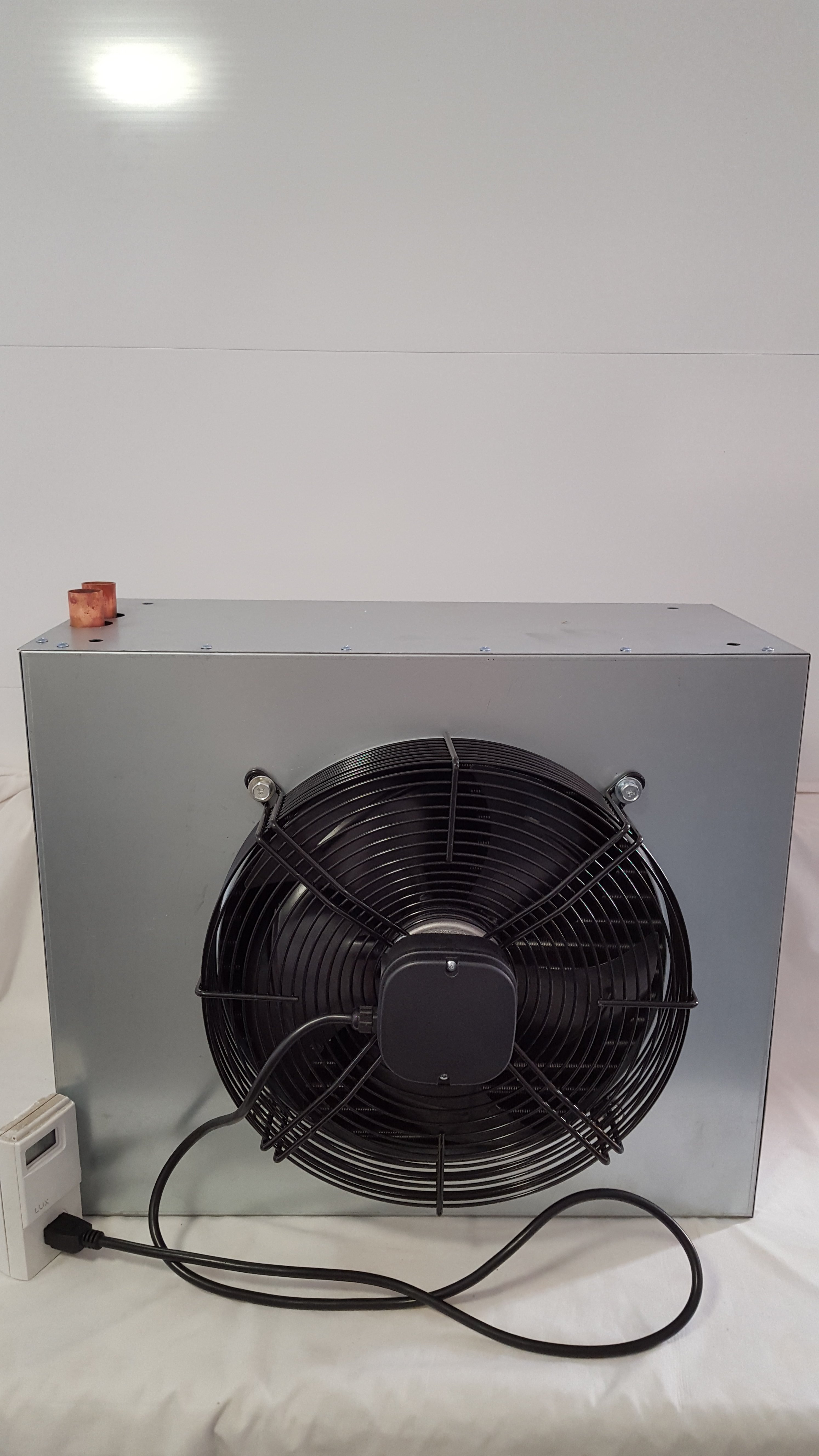 150k NEW STYLE Hydronic hanging heater, Variable speed fan NO WIRING  NEEDED! - The Log Boiler