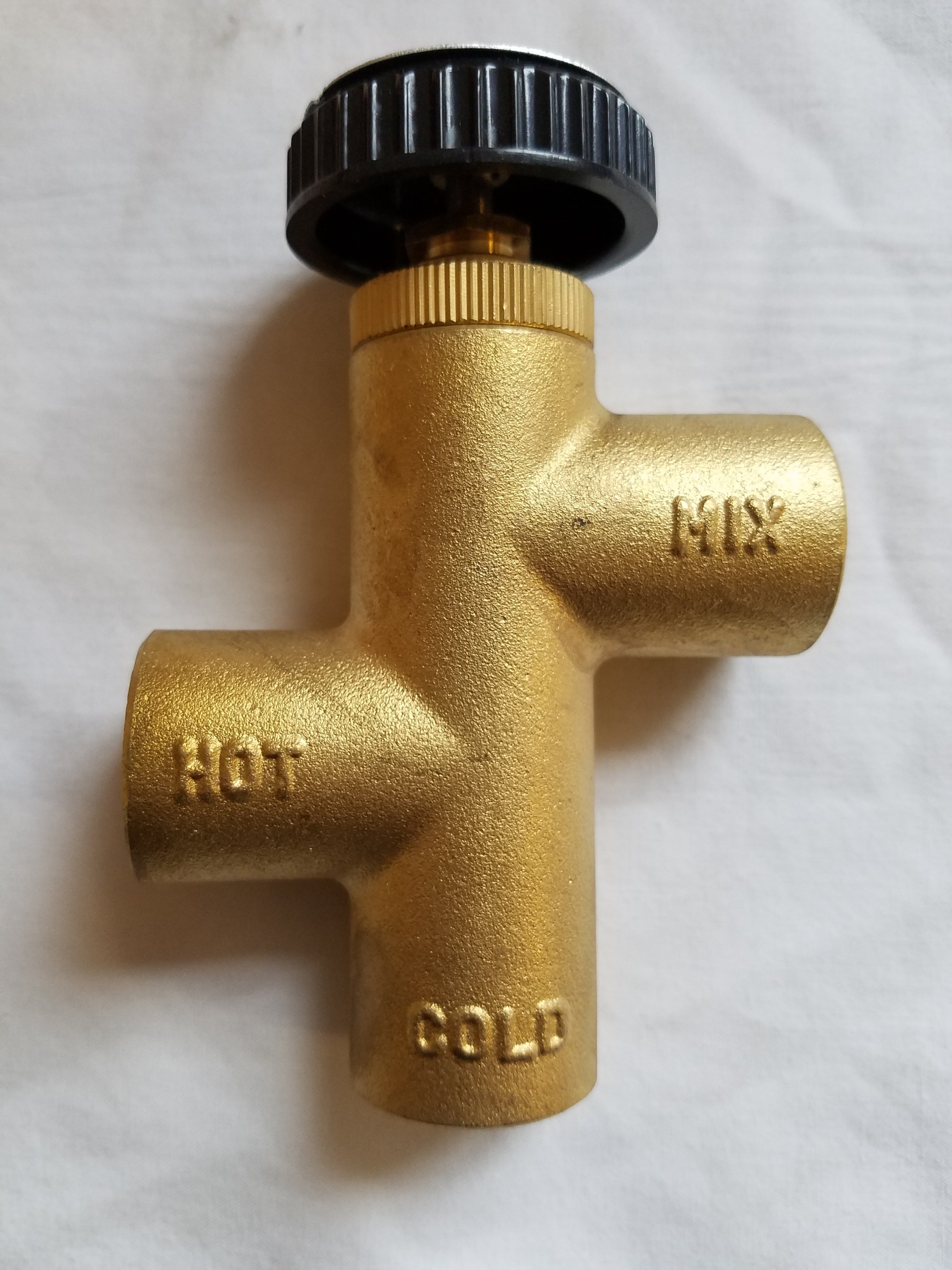 3/4 Mixing Valve For Domestic Hot Water~~Sweat Ports - The Log Boiler